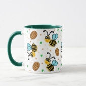 Mug Drôle motif d'abeille (Gauche)