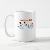 Mug Drôle Moulin Snowmen (Gauche)
