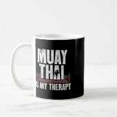 Mug Drôle Muay Design Thaï Hommes Femmes Enfants Muay (Gauche)