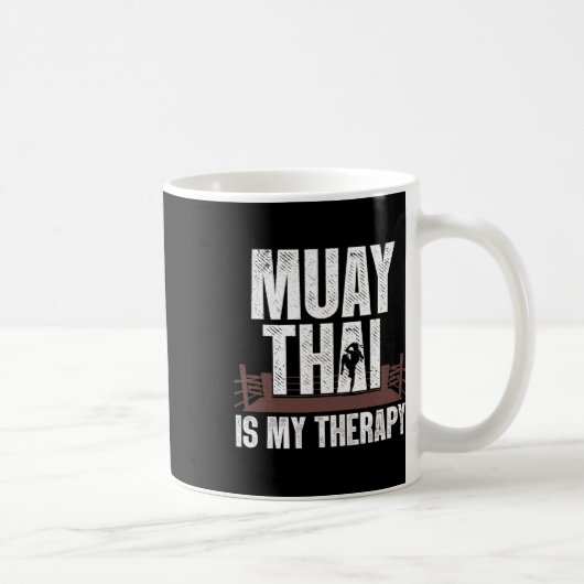 Mug Drôle Muay Design Thaï Hommes Femmes Enfants Muay (Droite)