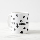 Mug Drôle, Mug. Accueil C'Est Là Que Se Trouvent Les P (Devant gauche)