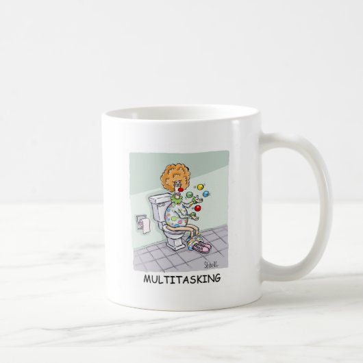 Mug Drôle multi-tâche Jongler Clown (Droite)