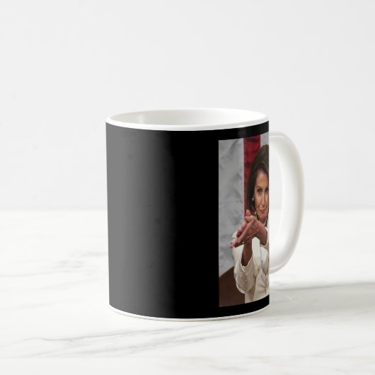 Mug Drôle Nancy Pelosi Clap Back Anti Trump meme Tee (Devant droit)