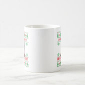 Mug Drôle Naughty Doberman Ugly Sweat de Noël (Centre)