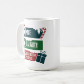 Mug Drôle Naughty Nice Preuve Insuffisante (Devant gauche)