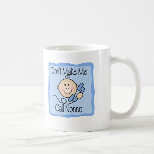 Mug Drôle ne me faites pas l'appel Nonno (Droite)