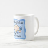 Mug Drôle ne me faites pas l'appel YiaYia (Devant droit)