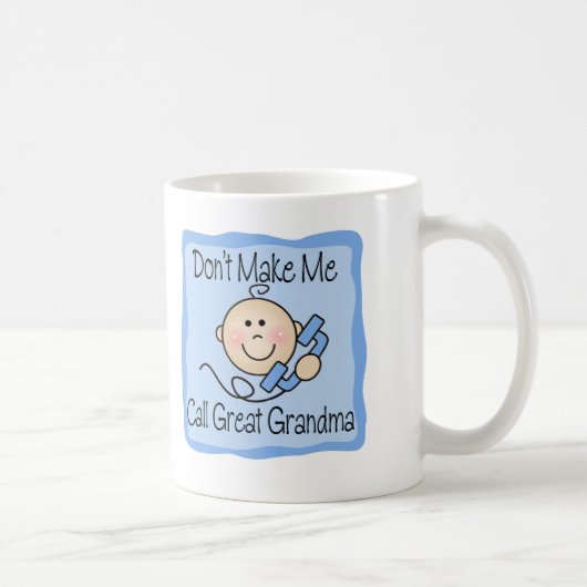 Mug Drôle ne m'incitez pas à appeler la grande (Droite)