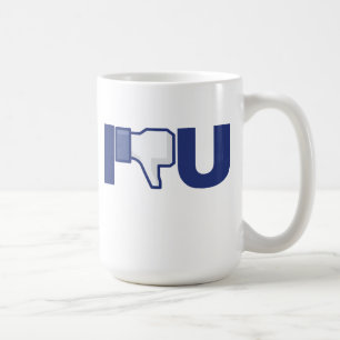 Mug Drôle Ne Pas Aimer Pouce Vers Le Bas