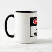 Mug Drôle Ne touche pas mon café (Gauche)