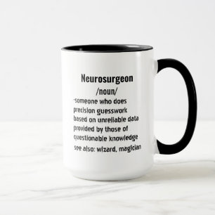 Mug drôle Neurochirurgien Définition cadeaux pour homm