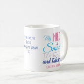Mug Drôle niece (Devant droit)