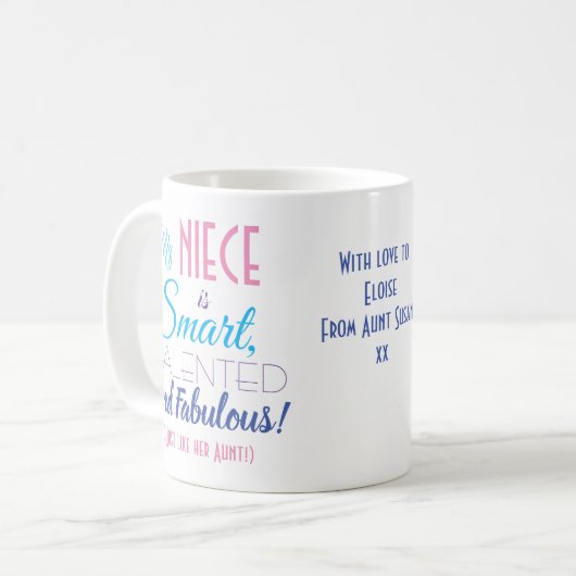 Mug Drôle niece (Devant gauche)