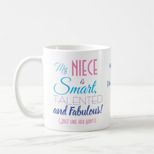 Mug Drôle niece (Gauche)