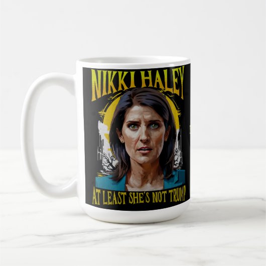 Mug Drôle Nikki Haley (Gauche)