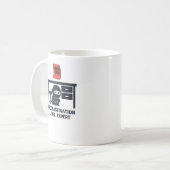 Mug Drôle Ninja Procrastination Expert Citation (Devant gauche)