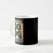 Mug Drôle Niveau 30 Déverrouillé Hommes Anniversaire à (Devant gauche)