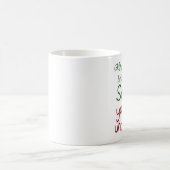 Mug Drôle Noël citations typographie Fête blague (Centre)