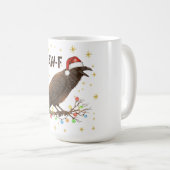 Mug Drôle Noël Corbeau Corbeau F-CAW- F (Devant droit)