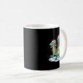 Mug Drôle Noël Père Noël Reindeer mignon Dinosaur Père (Devant droit)