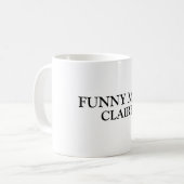 Mug Drôle Noms personnalisés sur Office boire (Devant gauche)