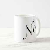 Mug Drôle Non ! Script noir (Devant droit)
