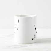 Mug Drôle Non ! Script noir (Centre)