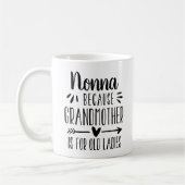 Mug Drôle Nonna Grand-Mère C'Est Pour La Citation Des (Gauche)