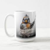 Mug Drôle Nope Oiseau Peinture Sarcastique (Gauche)