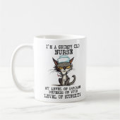Mug Drôle Nourriture Chat Dit (Gauche)