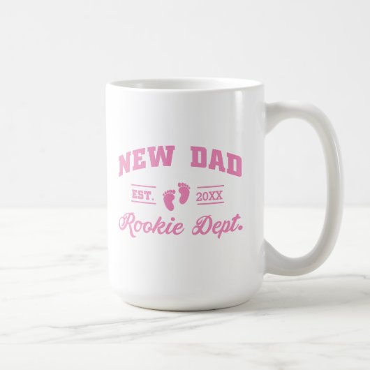 Mug Drôle Nouveau Papa Fille-Ton Année (Droite)