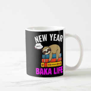 Mug Drôle Nouvel An Même Baka Vie Paresseux Anime Mème