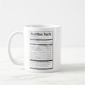 Mug Drôle nutritionnel des faits d'un grand cadeau BOS (Gauche)