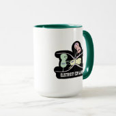 Mug Drôle ohms Law Electricity Expliqué pour l'étudian (Devant droit)