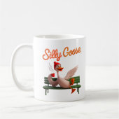 Mug Drôle Oie Silly mignonne Oie mème Oie (Gauche)