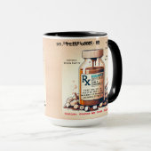 Mug Drôle ordonnance chocolat chaud (Devant droit)