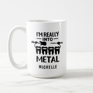 Mug Drôle Orthodontiste Nom professionnel personnalisé