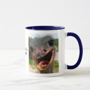 Mug Drôle Ostrich Bird Photo What's Up