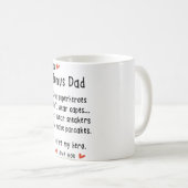 Mug Drôle papa bonus (Devant droit)