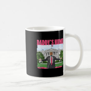 Mug Drôle Papa est à la maison Trump Rose 2024 Maison