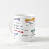 Mug Drôle papa plaisante (Devant gauche)