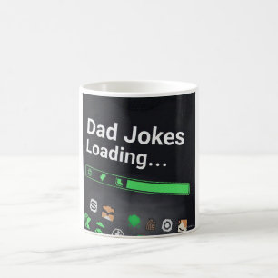 Mug Drôle Papa plaisante Chargement de la barre de pro