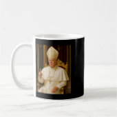 Mug Drôle Pape Trump Tee Meme (Gauche)