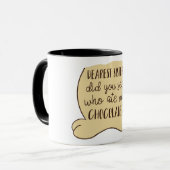 Mug Drôle Pâques dire soeur (Devant gauche)