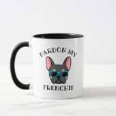 Mug Drôle Pardon mon Frenchie Blue Tan French Bulldog (Gauche)