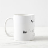 Mug Drôle pas parfait ne pas essayer de devis (Gauche)