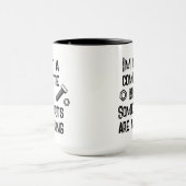 Mug Drôle pas un Idiot complet (Centre)