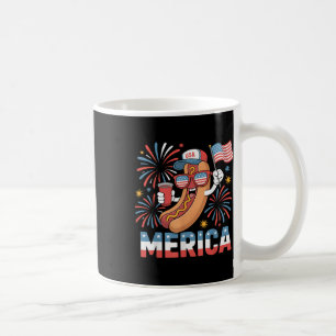 Mug Drôle Patriotique Hotdog Merica Style 4 juillet Bb