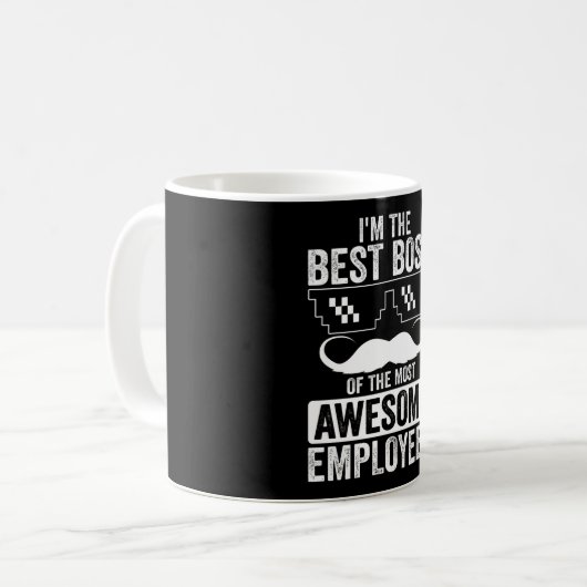 Mug Drôle Patron Dit Pour Le Patron (Devant gauche)