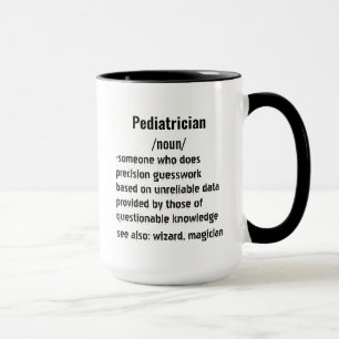 Mug drôle Pediatricien Définition cadeaux pour hommes 